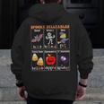 Spooky Syllables Halloween Teacher Student Education Men Zip Up Hoodie Back Print, funny design Spooky Syllables Halloween Teacher Student Education Men Zip Up Hoodie Back Print, funny design
