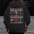 Spooky Syllables Teacher Halloween Educational Kids Men Zip Up Hoodie Back Print, funny design Spooky Syllables Teacher Halloween Educational Kids Men Zip Up Hoodie Back Print, funny design