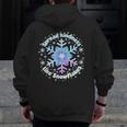 Spread Kindness Like Snowflakes Christmas Teacher Unity Day Men Zip Up Hoodie Back Print, funny design