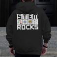 STEM Rocks Science Technology Engineering Math STEM Teacher Men Zip Up Hoodie Back Print, Science Teacher Gifts, funny design STEM Rocks Science Technology Engineering Math STEM Teacher Men Zip Up Hoodie Back Print, Science Teacher Gifts, funny design