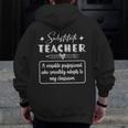 Substitute Teacher Definition Men Zip Up Hoodie Back Print, funny design Substitute Teacher Definition Men Zip Up Hoodie Back Print, funny design