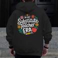 In My Substitute Teacher Era Men Zip Up Hoodie Back Print, funny design