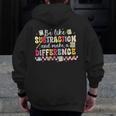 Be Like Subtraction And Make A Difference Math Teacher Men Zip Up Hoodie Back Print, funny design Be Like Subtraction And Make A Difference Math Teacher Men Zip Up Hoodie Back Print, funny design