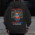 Super Hero Teacher Superheroes In Disguise Men Zip Up Hoodie Back Print, Super Teacher Gifts, funny design Super Hero Teacher Superheroes In Disguise Men Zip Up Hoodie Back Print, Super Teacher Gifts, funny design