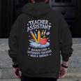 Superhero Sidekick Teaching Teach School Teacher Assistant Men Zip Up Hoodie Back Print, funny design Superhero Sidekick Teaching Teach School Teacher Assistant Men Zip Up Hoodie Back Print, funny design