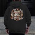 I Tackled 100 Days Of School Football Boys Girls Teachers Men Zip Up Hoodie Back Print, funny design