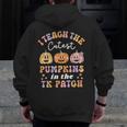 I Teach The Cutest Pumpkins In The TK Patch TK Teacher Fall Men Zip Up Hoodie Back Print, funny design I Teach The Cutest Pumpkins In The TK Patch TK Teacher Fall Men Zip Up Hoodie Back Print, funny design
