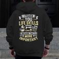 I Teach You Life Skills Home Economics Teacher Men Zip Up Hoodie Back Print, funny design I Teach You Life Skills Home Economics Teacher Men Zip Up Hoodie Back Print, funny design