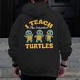I Teach The Smartest Turtles Thanksgiving Proud Teacher Job Men Zip Up Hoodie Back Print, funny design I Teach The Smartest Turtles Thanksgiving Proud Teacher Job Men Zip Up Hoodie Back Print, funny design