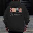 Teacher 2ND Grade Team Like a Normal Team But Much Cooler Men Zip Up Hoodie Back Print, 2nd Grade Teacher Gifts, funny design Teacher 2ND Grade Team Like a Normal Team But Much Cooler Men Zip Up Hoodie Back Print, 2nd Grade Teacher Gifts, funny design