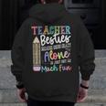 Teacher Besties Because Going Crazy Alone Is Not As Much Fun Men Zip Up Hoodie Back Print, funny design Teacher Besties Because Going Crazy Alone Is Not As Much Fun Men Zip Up Hoodie Back Print, funny design
