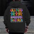 Teacher We Are Like A Box Of Crayons Back To School Men Women Kids Men Zip Up Hoodie Back Print, funny design Teacher We Are Like A Box Of Crayons Back To School Men Women Kids Men Zip Up Hoodie Back Print, funny design