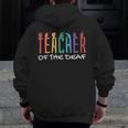 Teacher Of The Deaf ASL Teacher & Deaf Awareness Men Zip Up Hoodie Back Print, funny design Teacher Of The Deaf ASL Teacher & Deaf Awareness Men Zip Up Hoodie Back Print, funny design