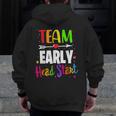 Teacher Early Childhood Education Preschool Head Start Crew Men Zip Up Hoodie Back Print, funny design