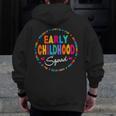 Teacher Early Childhood Squad T-Shirt Men Zip Up Hoodie Back Print, funny design Teacher Early Childhood Squad T-Shirt Men Zip Up Hoodie Back Print, funny design