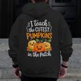 Teacher Halloween Pre-K Teacher Kindergarten Cutest Pumpkins Men Zip Up Hoodie Back Print, funny design Teacher Halloween Pre-K Teacher Kindergarten Cutest Pumpkins Men Zip Up Hoodie Back Print, funny design