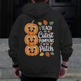 Teacher Halloween Tshirts I Teach The Cutest Pumpkins Men Zip Up Hoodie Back Print, funny design Teacher Halloween Tshirts I Teach The Cutest Pumpkins Men Zip Up Hoodie Back Print, funny design