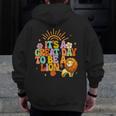 Teacher Life Back To School It's A Great A Day To Be A Lion Men Zip Up Hoodie Back Print, funny design Teacher Life Back To School It's A Great A Day To Be A Lion Men Zip Up Hoodie Back Print, funny design
