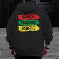 Teacher Magic Black History Month Educator For Men Women Men Zip Up Hoodie Back Print, History Teacher Gifts, funny design Teacher Magic Black History Month Educator For Men Women Men Zip Up Hoodie Back Print, History Teacher Gifts, funny design