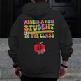 Teacher Pregnancy Announcement Clothing Expecting Teacher X-Small Men Zip Up Hoodie Back Print, funny design