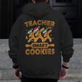 Teacher Of Smart Cookies Gingerbread Christmas Teacher Men Zip Up Hoodie Back Print, funny design Teacher Of Smart Cookies Gingerbread Christmas Teacher Men Zip Up Hoodie Back Print, funny design