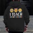 Teacher I Teach Smart Cookies For Men Women Kids Men Zip Up Hoodie Back Print, funny design Teacher I Teach Smart Cookies For Men Women Kids Men Zip Up Hoodie Back Print, funny design