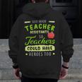 Teacher Teaching Assistant Aide Hero Men Zip Up Hoodie Back Print, funny design Teacher Teaching Assistant Aide Hero Men Zip Up Hoodie Back Print, funny design