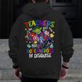 Teachers Are Superheroes Back To School Men Zip Up Hoodie Back Print, funny design