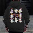 Teaching My Boos Teacher Cute Ghost Groovy Teacher Halloween Men Zip Up Hoodie Back Print, Groovy Teacher Gifts, funny design Teaching My Boos Teacher Cute Ghost Groovy Teacher Halloween Men Zip Up Hoodie Back Print, Groovy Teacher Gifts, funny design