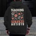 Teaching Future Artists For Art Teachers And Lovers For Men Women Girls Kids Men Zip Up Hoodie Back Print, funny design Teaching Future Artists For Art Teachers And Lovers For Men Women Girls Kids Men Zip Up Hoodie Back Print, funny design