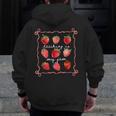 Teaching Is My Jam Strawberry Kinder Team Teacher Men Zip Up Hoodie Back Print, funny design Teaching Is My Jam Strawberry Kinder Team Teacher Men Zip Up Hoodie Back Print, funny design