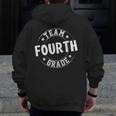 Team Fourth Grade Teacher Student Back To School 4th Grade Men Zip Up Hoodie Back Print, 4th Grade Teacher Gifts, funny design Team Fourth Grade Teacher Student Back To School 4th Grade Men Zip Up Hoodie Back Print, 4th Grade Teacher Gifts, funny design