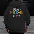 Team Pre-K Shirt PreSchool Teacher Student Back To School Men Zip Up Hoodie Back Print, funny design Team Pre-K Shirt PreSchool Teacher Student Back To School Men Zip Up Hoodie Back Print, funny design