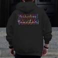 Technology Teacher Student First Day Back To School Tie Dye For Men Women Girls Kids Men Zip Up Hoodie Back Print, funny design Technology Teacher Student First Day Back To School Tie Dye For Men Women Girls Kids Men Zip Up Hoodie Back Print, funny design