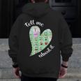 Tell Me About It Speech Pathology Aac Sped Teacher Men Zip Up Hoodie Back Print, funny design Tell Me About It Speech Pathology Aac Sped Teacher Men Zip Up Hoodie Back Print, funny design