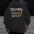 Testing Testing 123 Cute Math Teacher Student Test Day Men Women Girls Kids Men Zip Up Hoodie Back Print, funny design Testing Testing 123 Cute Math Teacher Student Test Day Men Women Girls Kids Men Zip Up Hoodie Back Print, funny design
