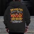 Thankful For My 2nd Grade Turkeys Thanksgiving Teacher Fall Men Zip Up Hoodie Back Print, 2nd Grade Teacher Gifts, funny design Thankful For My 2nd Grade Turkeys Thanksgiving Teacher Fall Men Zip Up Hoodie Back Print, 2nd Grade Teacher Gifts, funny design