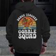 Thanksgiving Dance Teacher Gobble Squad Turkey Men Zip Up Hoodie Back Print, funny design Thanksgiving Dance Teacher Gobble Squad Turkey Men Zip Up Hoodie Back Print, funny design