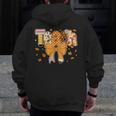 Thanksgiving Teacher Pencil Bow One Thankful Teacher Fall Men Zip Up Hoodie Back Print, funny design Thanksgiving Teacher Pencil Bow One Thankful Teacher Fall Men Zip Up Hoodie Back Print, funny design
