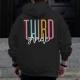 Third Grade Girls Boys Teacher Team 3rd Grade Squad Men Zip Up Hoodie Back Print, funny design Third Grade Girls Boys Teacher Team 3rd Grade Squad Men Zip Up Hoodie Back Print, funny design