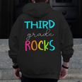 Third Grade Rocks Shirt Team 3rd Grade Teacher Men Zip Up Hoodie Back Print, funny design Third Grade Rocks Shirt Team 3rd Grade Teacher Men Zip Up Hoodie Back Print, funny design
