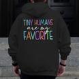 Tiny Humans Are My Favorite Daycare Provider Teacher Daycare Men Zip Up Hoodie Back Print, funny design Tiny Humans Are My Favorite Daycare Provider Teacher Daycare Men Zip Up Hoodie Back Print, funny design