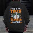 This Is My Tired Teacher Costume Halloween Costumes Men Zip Up Hoodie Back Print, funny design This Is My Tired Teacher Costume Halloween Costumes Men Zip Up Hoodie Back Print, funny design