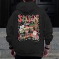 Tis The Season For Inclusion Christmas Sped Teacher Men Zip Up Hoodie Back Print, funny design Tis The Season For Inclusion Christmas Sped Teacher Men Zip Up Hoodie Back Print, funny design