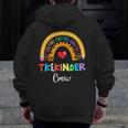 TK And Kinder Crew TK Teacher Transitional Kindergarten PreK Men Zip Up Hoodie Back Print, funny design TK And Kinder Crew TK Teacher Transitional Kindergarten PreK Men Zip Up Hoodie Back Print, funny design