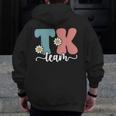 TK Team Back To School Teachers Students Team TK Men Zip Up Hoodie Back Print, funny design TK Team Back To School Teachers Students Team TK Men Zip Up Hoodie Back Print, funny design