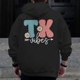 TK Vibes Back To School Teachers Students TK Team Men Zip Up Hoodie Back Print, funny design TK Vibes Back To School Teachers Students TK Team Men Zip Up Hoodie Back Print, funny design