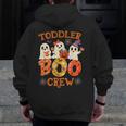 Toddler Boo Crew Halloween Costume For Teacher Kids Men Zip Up Hoodie Back Print, funny design Toddler Boo Crew Halloween Costume For Teacher Kids Men Zip Up Hoodie Back Print, funny design
