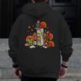 Turkey Reading Books Fall Thanksgiving Teacher Librarian Men Zip Up Hoodie Back Print, funny design Turkey Reading Books Fall Thanksgiving Teacher Librarian Men Zip Up Hoodie Back Print, funny design