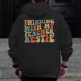 Twin Day Friends Teacher Twinning With My Bestie Matching Men Zip Up Hoodie Back Print, Friend Gifts, funny design Twin Day Friends Teacher Twinning With My Bestie Matching Men Zip Up Hoodie Back Print, Friend Gifts, funny design